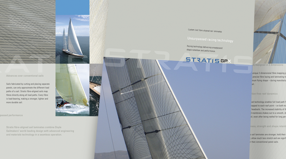 Stratis brand and marketing collateral designed by Mark Adams Brand Stories.