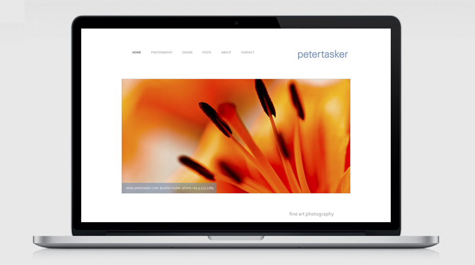 Peter Tasker brand and website designed by Mark Adams Brand Stories.